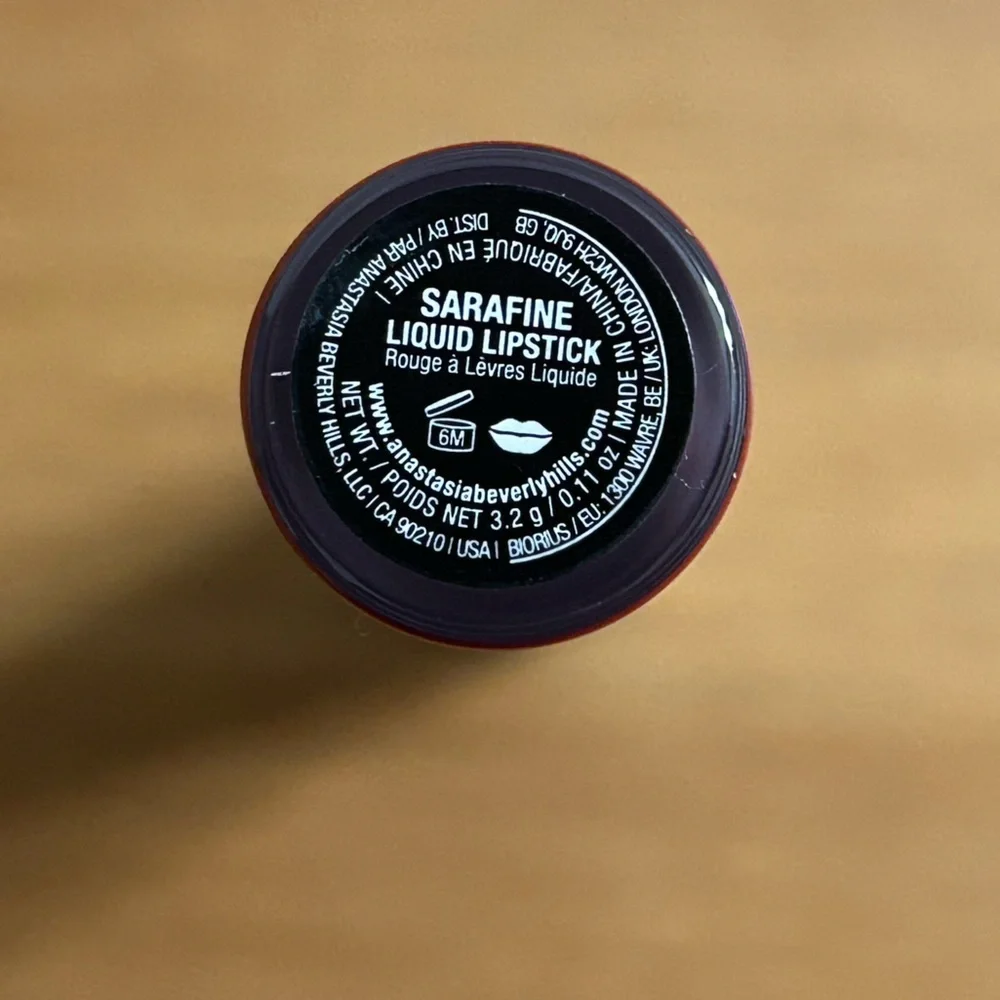 Anastasia Beverly Hills liquid lipstick in sarafine 3.2 g full size